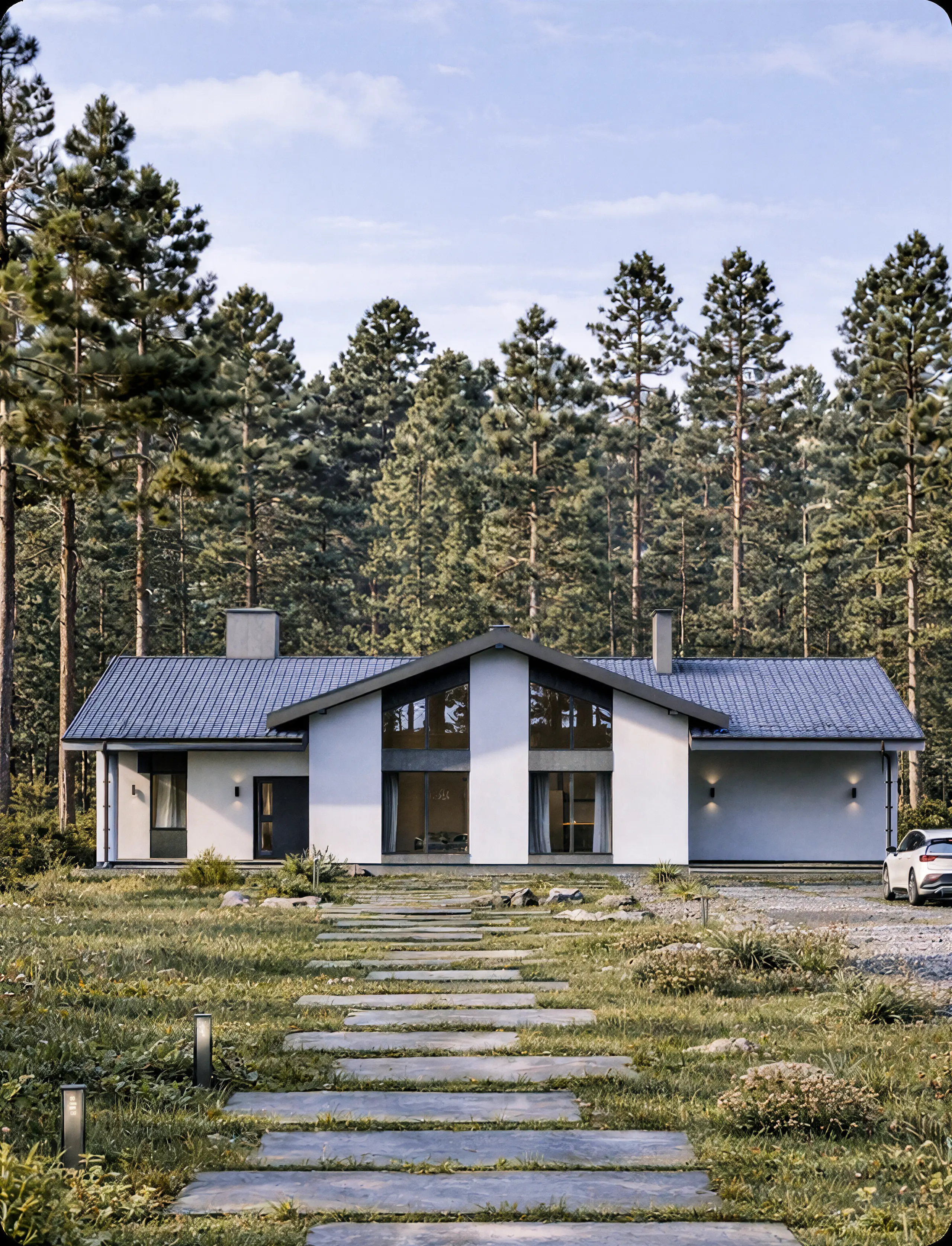 МАНСАРДНЫЕ ДОМА