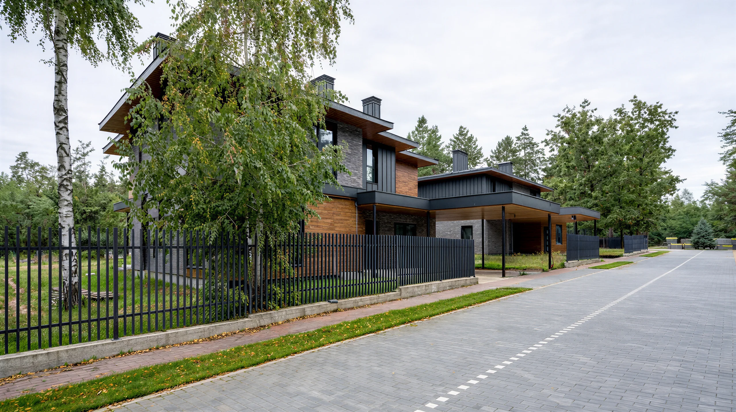 Современный загородный дом из газобетона — фото 2